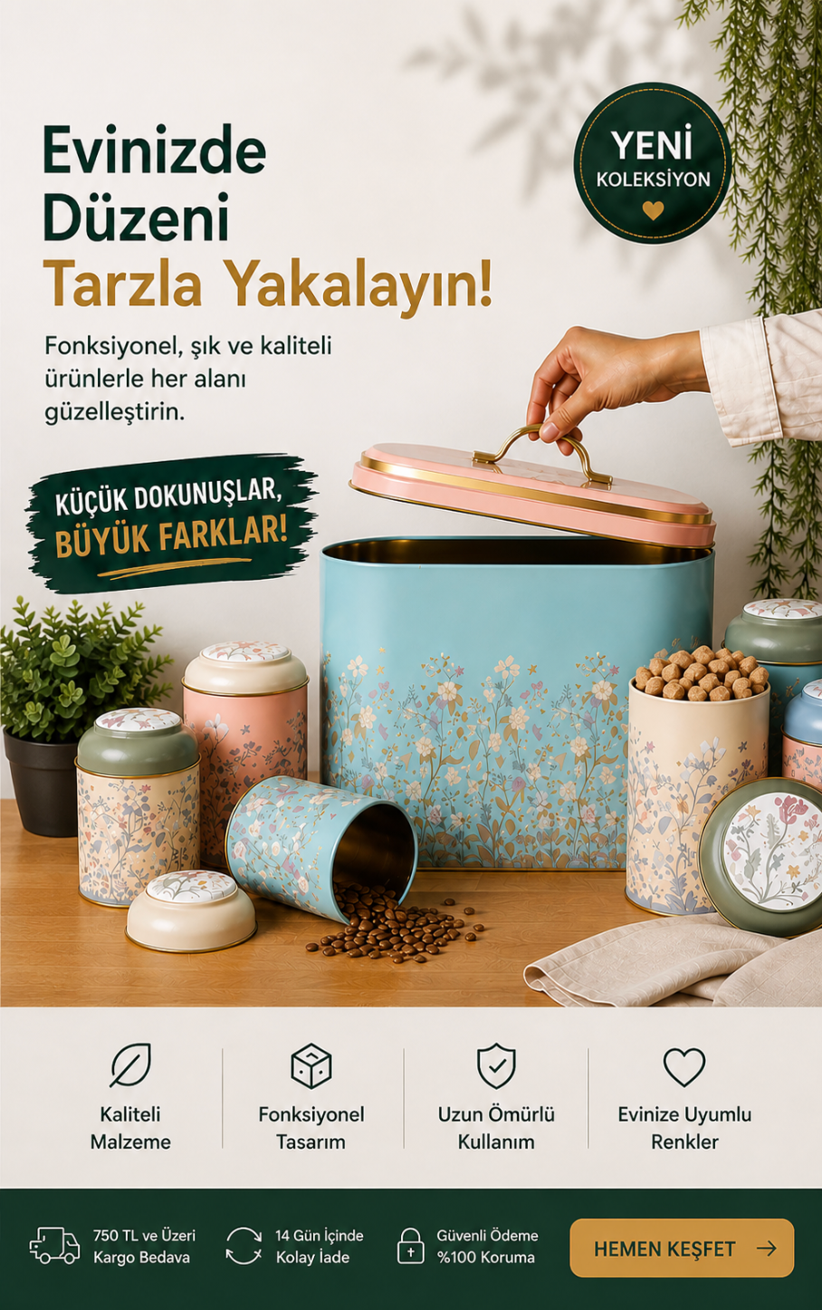 Ekmek Kutusu 7 Li Set
